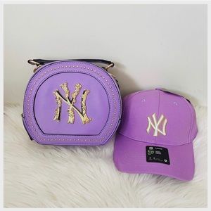 NY Purse & hat set